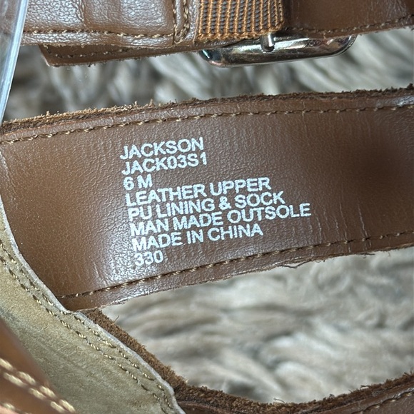 (O) Steve Madden Women's Jackson Lace Up Sandal Chestnut Suede 6 - Picture 10 of 12